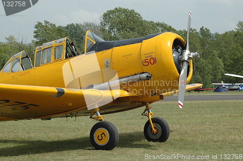 Image of yellow old plane