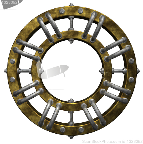 Image of steampunk installation