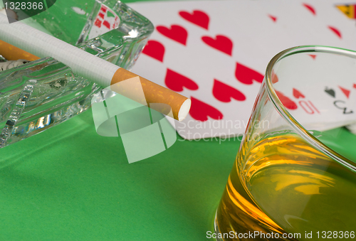 Image of Gambling still life