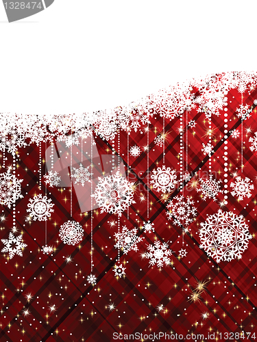 Image of Red christmas background. EPS 8