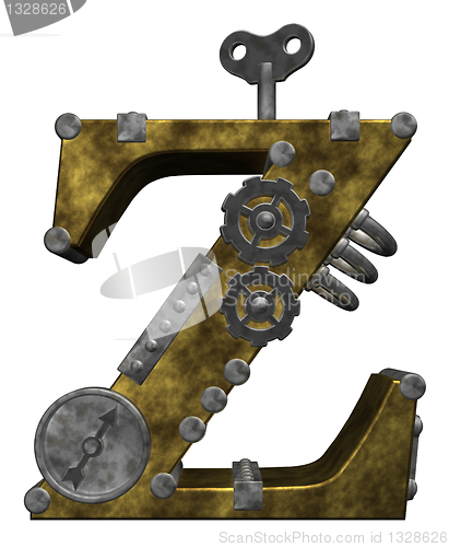 Image of steampunk letter z