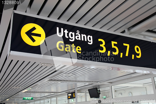 Image of Departure gates