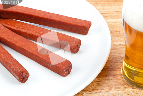 Image of Landjaeger sausage