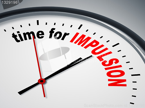 Image of time for impulsion