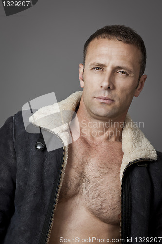 Image of handsome muscle man