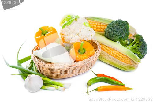 Image of Still-life of autumn harvest