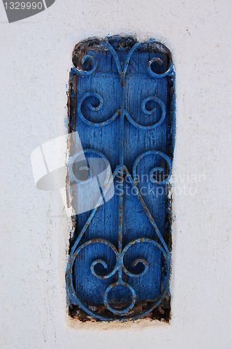 Image of Old blue window