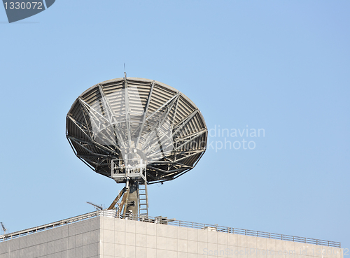 Image of satellite dishes