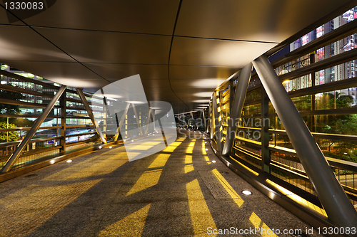 Image of flyover in the night with shadow