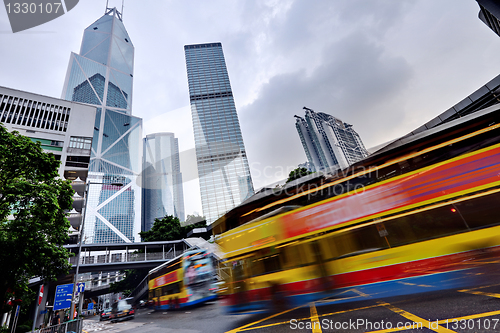 Image of Hong Kong rush traffic