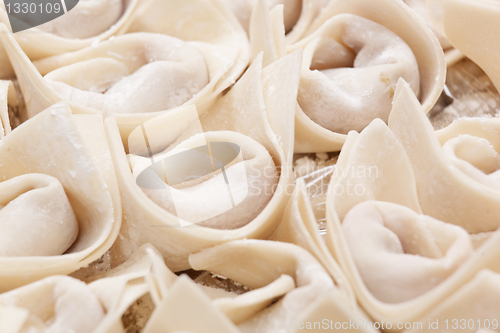 Image of Fresh hand made Chinese dumpling