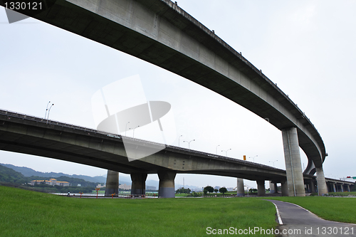 Image of crossing highway overhead