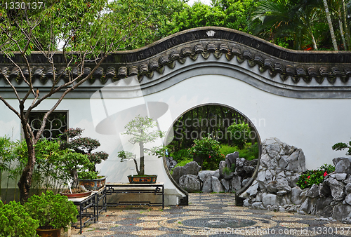 Image of garden in chinese style