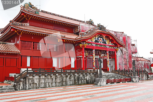 Image of Shuri Castle in Okinawa Japan