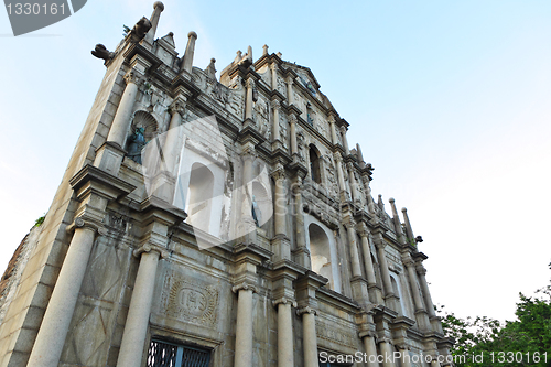 Image of Saint Paul church in Macau