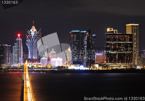 Image of Macau at night