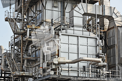 Image of Industrial building, Steel pipelines