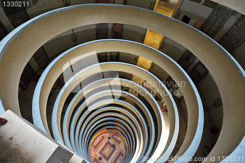 Image of Hong Kong public housing apartment block