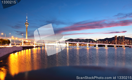 Image of Macau at night