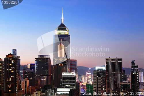 Image of Hong kong at night