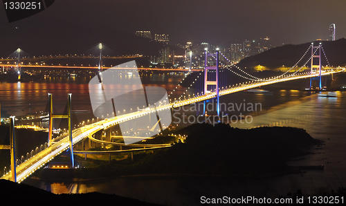 Image of Tsing Ma Bridge in Hong Kong