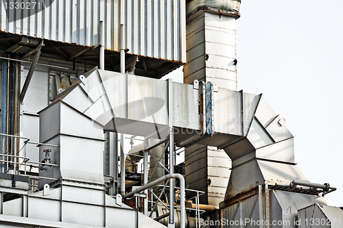 Image of Industrial building, Steel pipelines