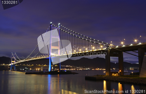 Image of Tsing Ma Bridge in Hong Kong
