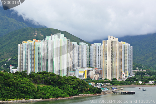 Image of Hong Kong crowded buildings