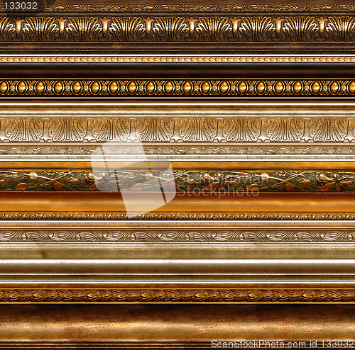 Image of Antique rustic decorative frame patterns