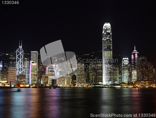 Image of Night scene of Hong Kong