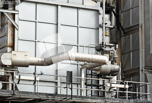 Image of Industrial building, Steel pipelines