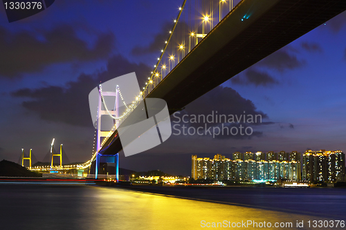 Image of Tsing Ma Bridge in Hong Kong