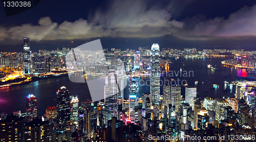 Image of Hong Kong at night