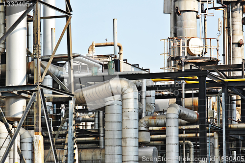 Image of Industrial building, Steel pipelines