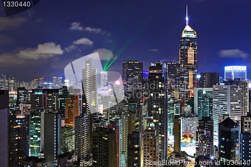 Image of Hong kong at night