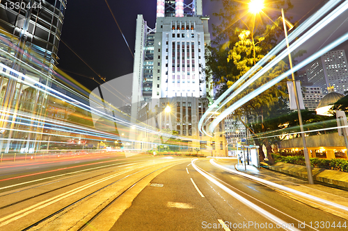 Image of traffic in city