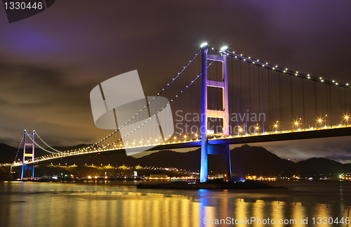 Image of Tsing Ma Bridge in Hong Kong