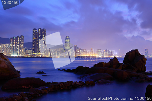 Image of hong kong night scene