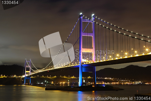 Image of Tsing Ma Bridge at Hongkong