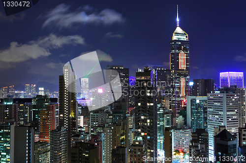 Image of Hong Kong at night