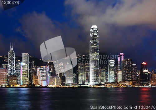 Image of Hong Kong at night