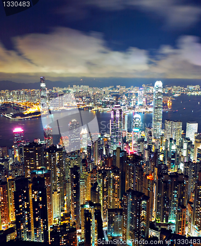 Image of Hong Kong at night