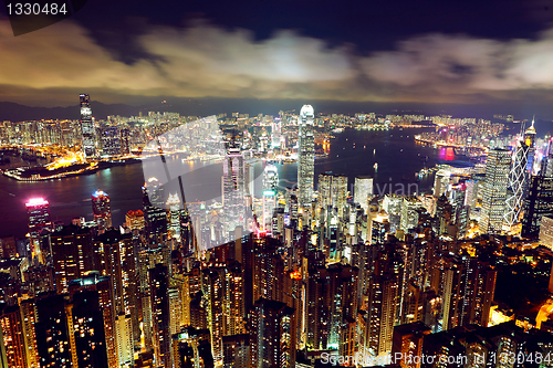 Image of Hong Kong at night