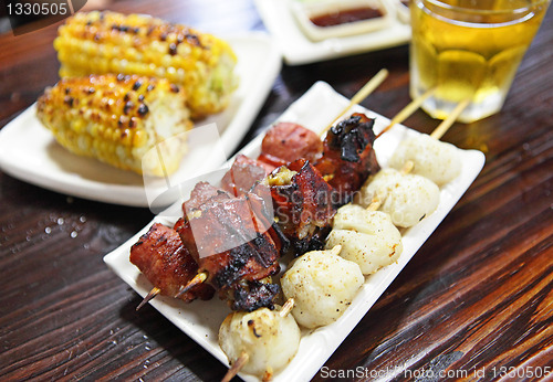 Image of Traditional yakitori chicken