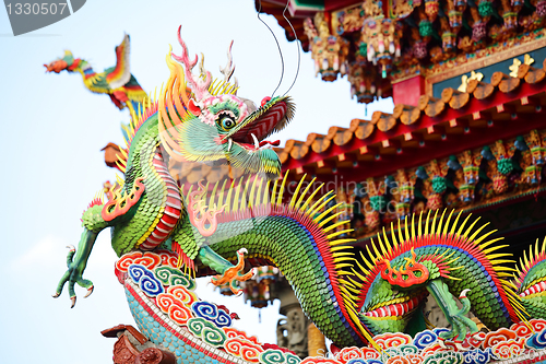 Image of Dragon on the roof