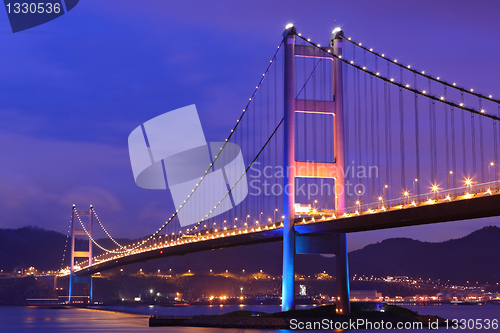 Image of Tsing Ma Bridge at Hongkong