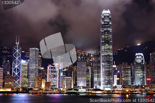 Image of Hong Kong at night