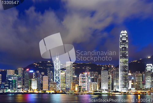 Image of Night scene of Hong Kong