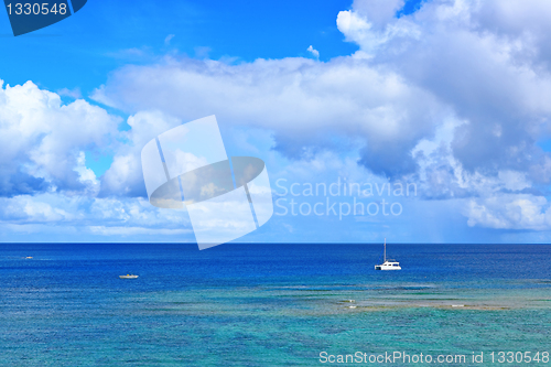 Image of beautiful sea at summer