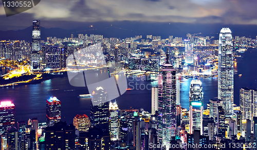 Image of Hong Kong at night